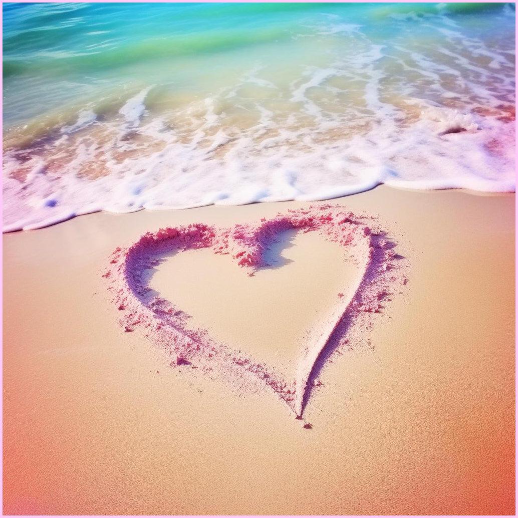 Heart on the Beach