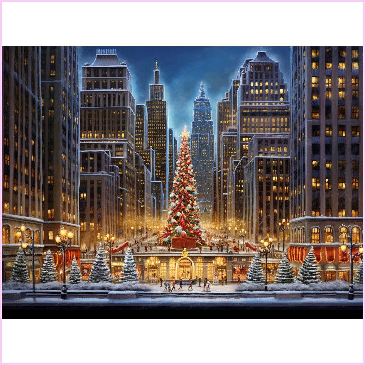 New York City's Grand Christmas Tree Diamond Painting Kit – Heartful  Diamonds