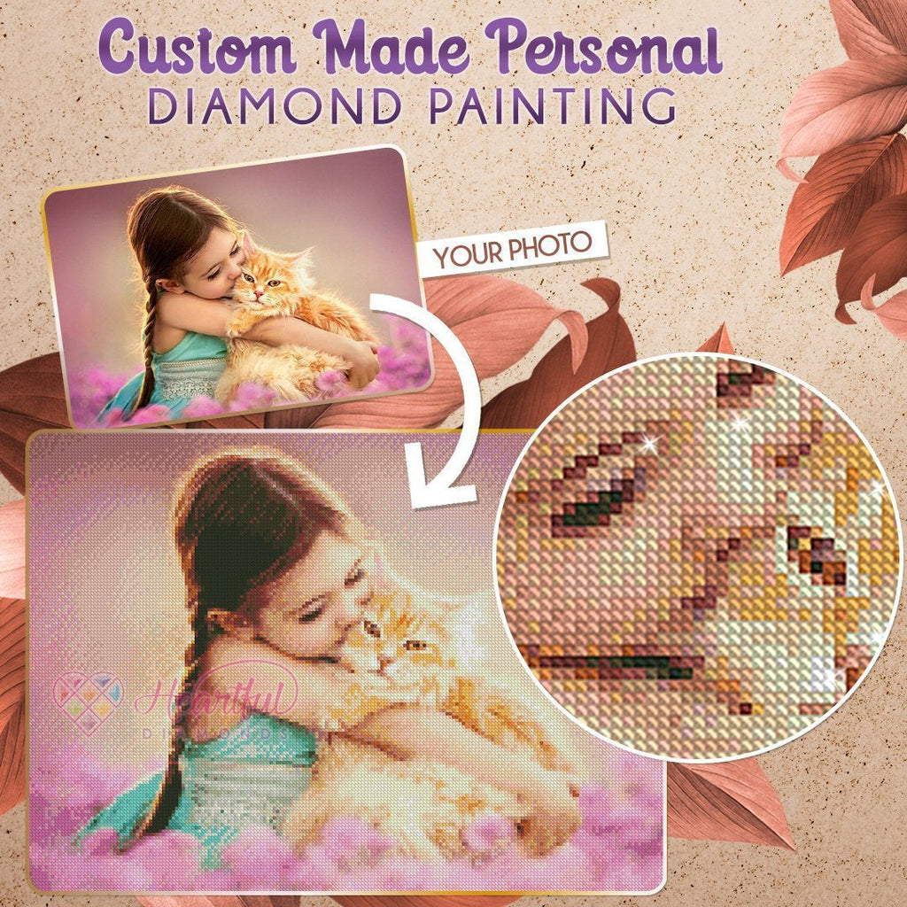 How to Make Your Own Diamond Painting Canvas-Heartful Diamonds