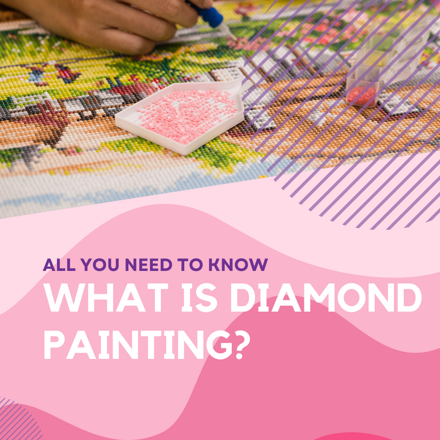 What is Diamond Painting Everything You Need to Know Heartful Diamonds
