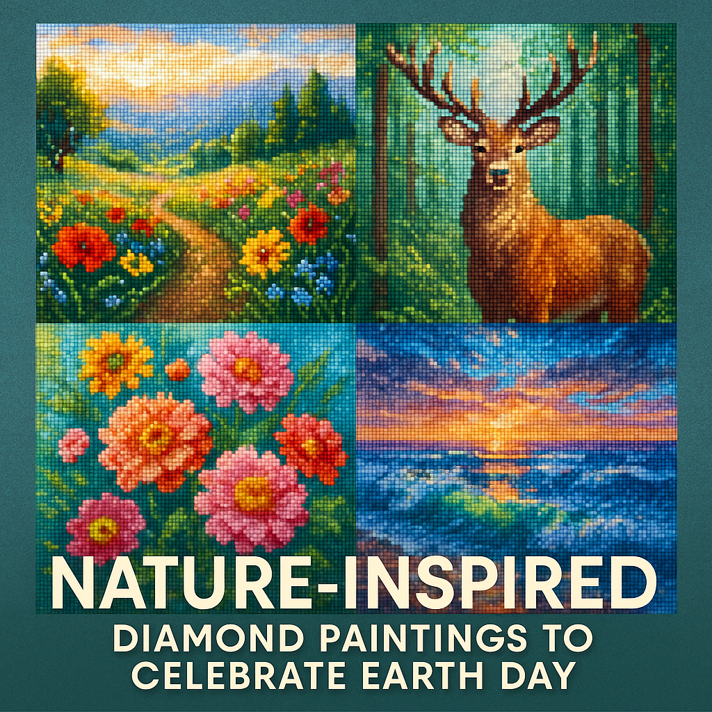 Nature-Inspired Diamond Paintings to Celebrate Earth Day