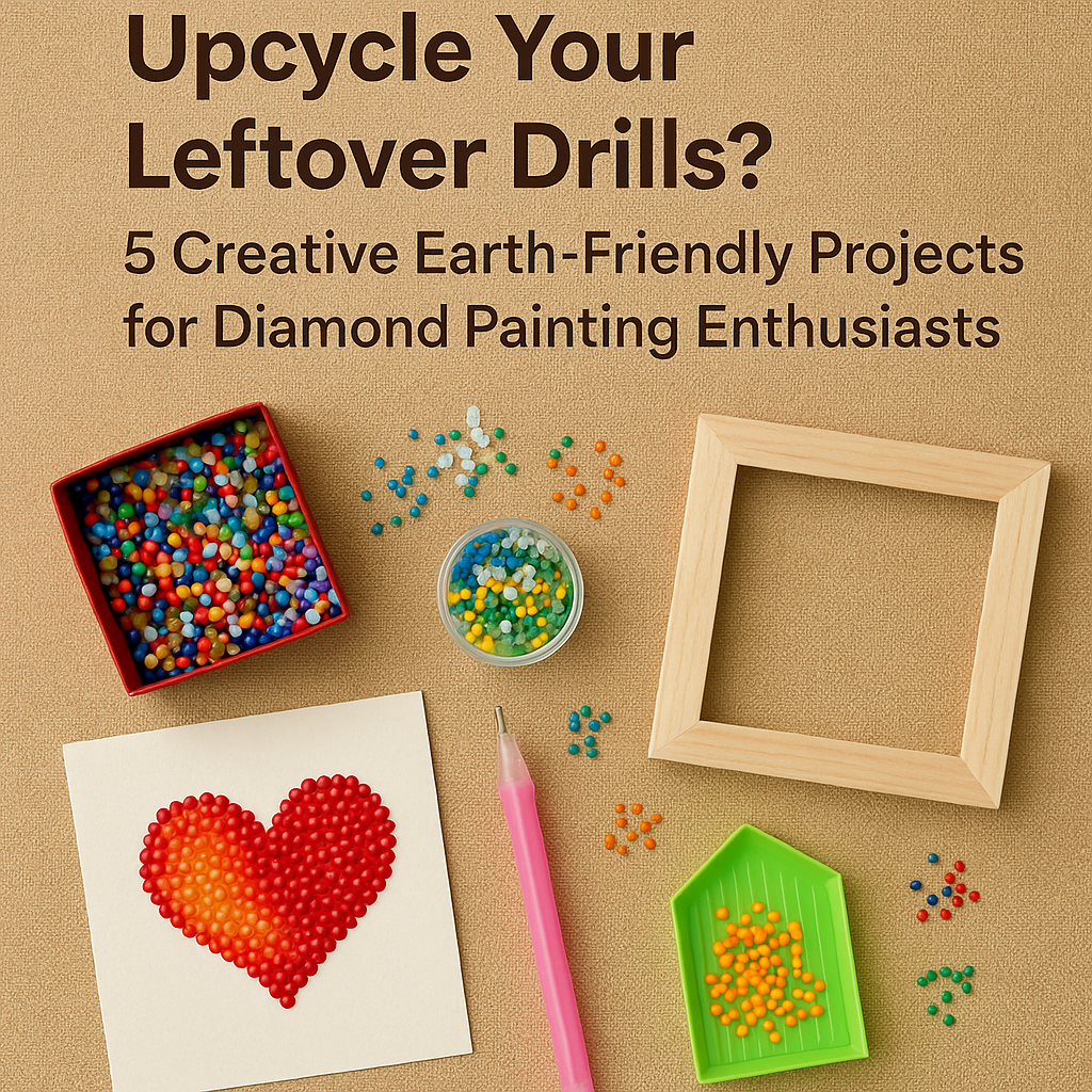 How To Upcycle Leftover Drills? 5 Creative Earth-Friendly Projects for Diamond Painting Enthusiasts