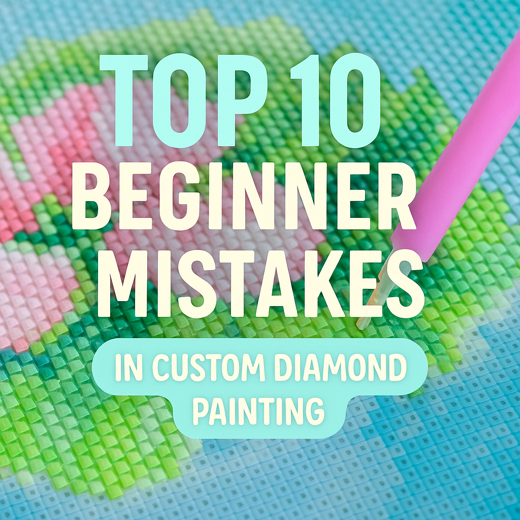 top 10 beginner mistakes in diamond painting