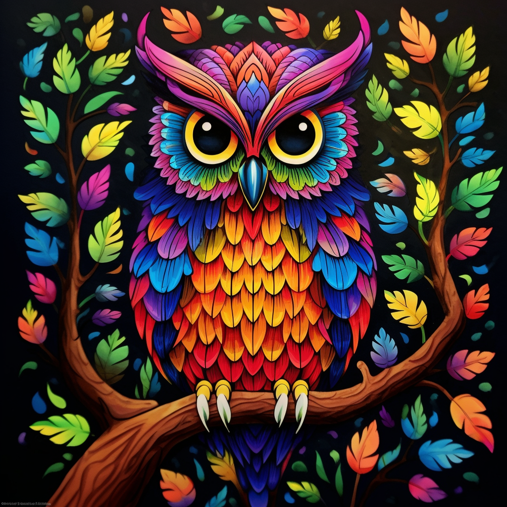 Owls Diamond Paintings-Heartful Diamonds