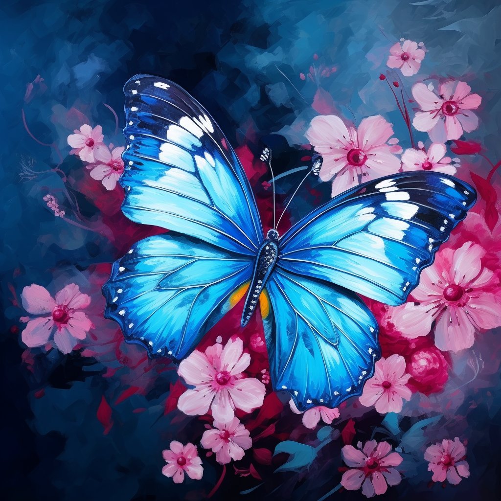 Butterflies 5D Diamond Paintings-Heartful Diamonds