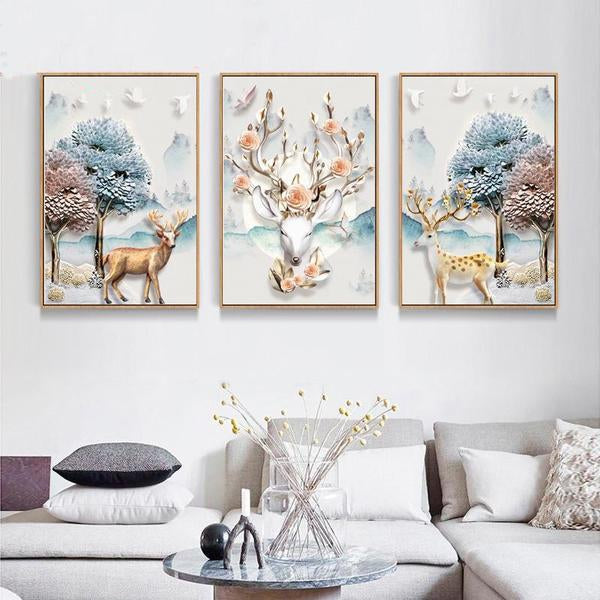 Multi-Panel Diamond Painting-Heartful Diamonds