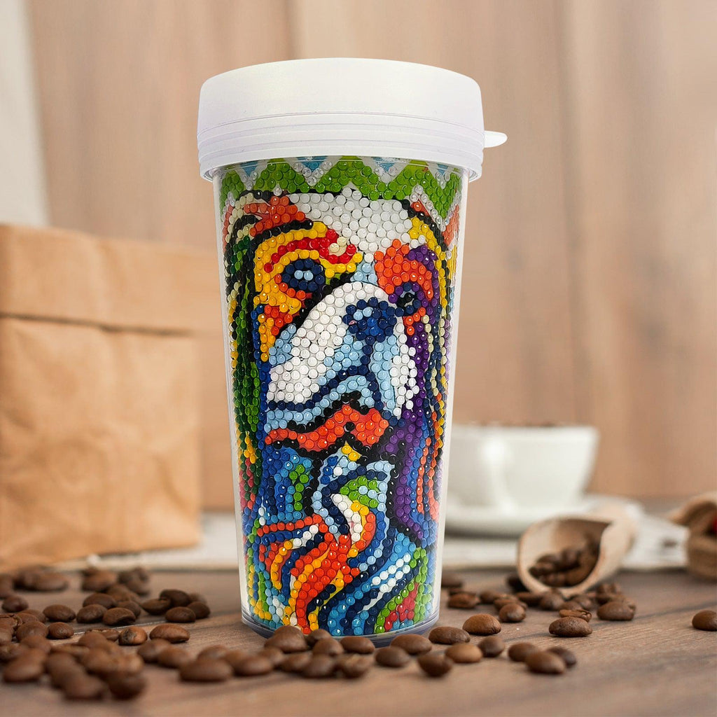 Travel Tumbler Diamond Art-Heartful Diamonds