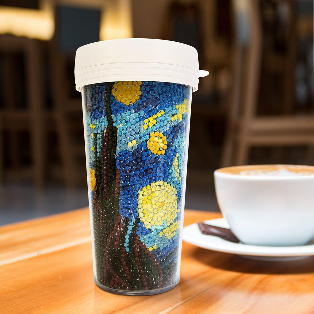 Travel Tumbler Diamond Art-Heartful Diamonds