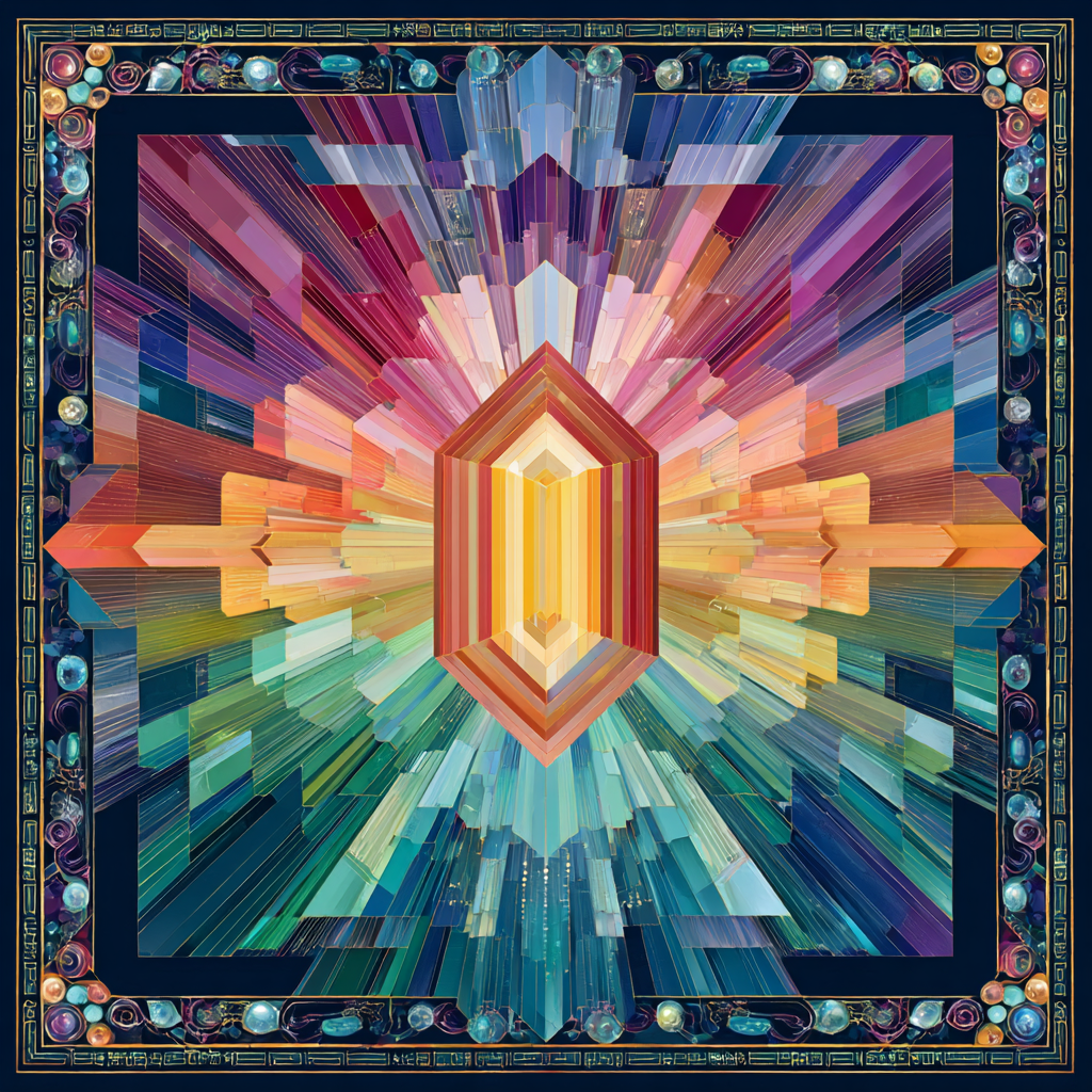 Crystal Burst Diamond Painting Kit-30x30cm (12x12 in)-Heartful Diamonds
