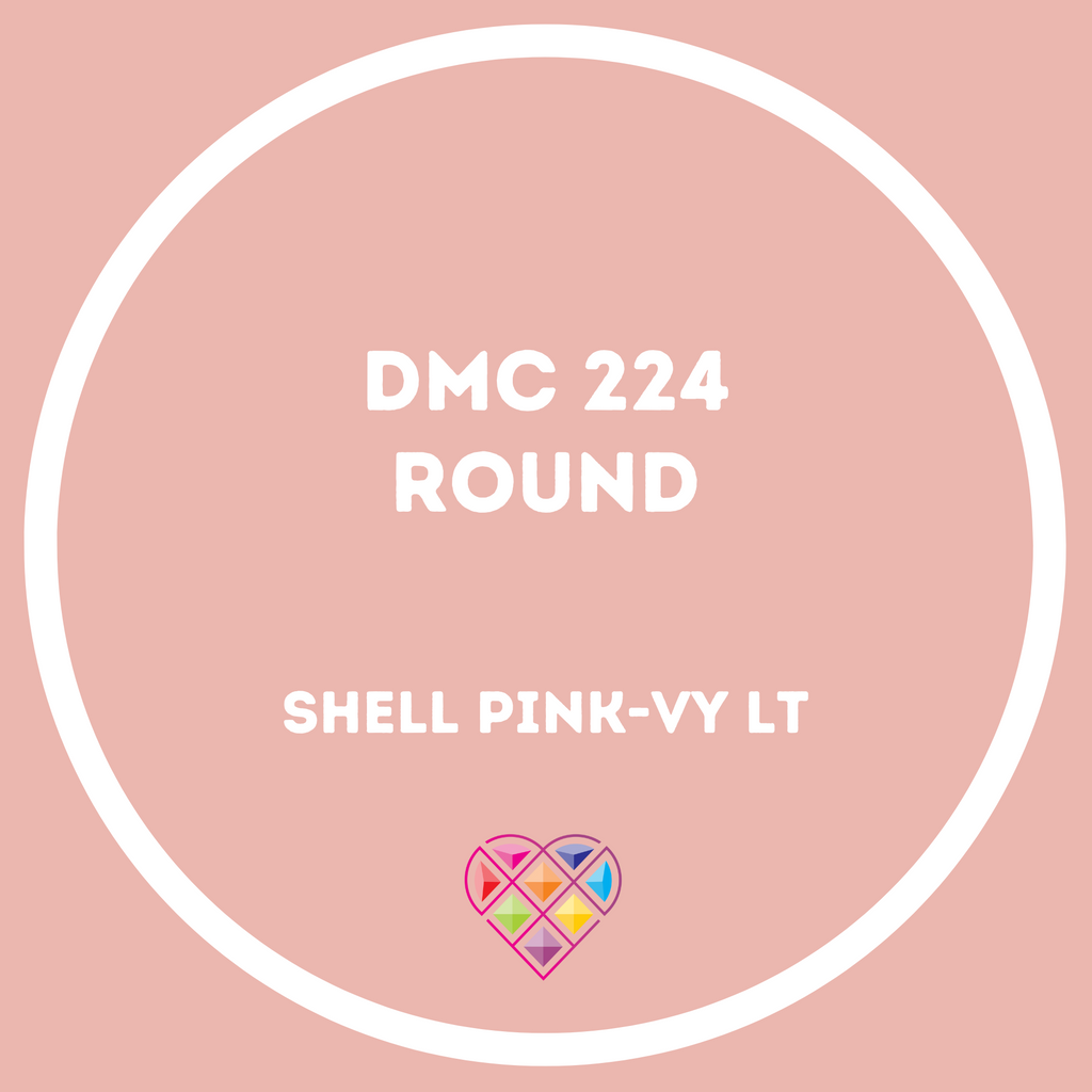 224 DMC ROUND Diamond Painting Beads-Replacement Drills-Heartful Diamonds