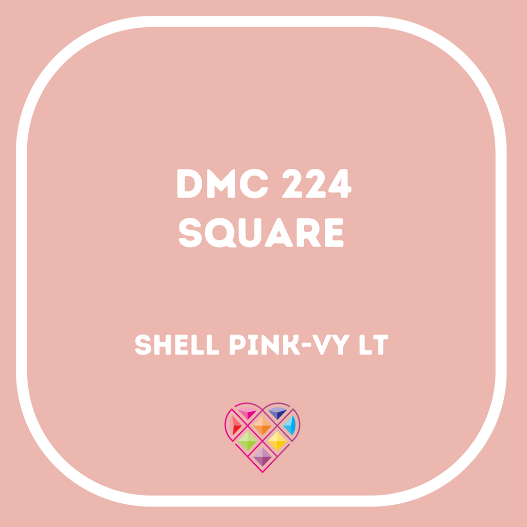 224 DMC SQUARE Diamond Painting Beads-Replacement Drills-Heartful Diamonds