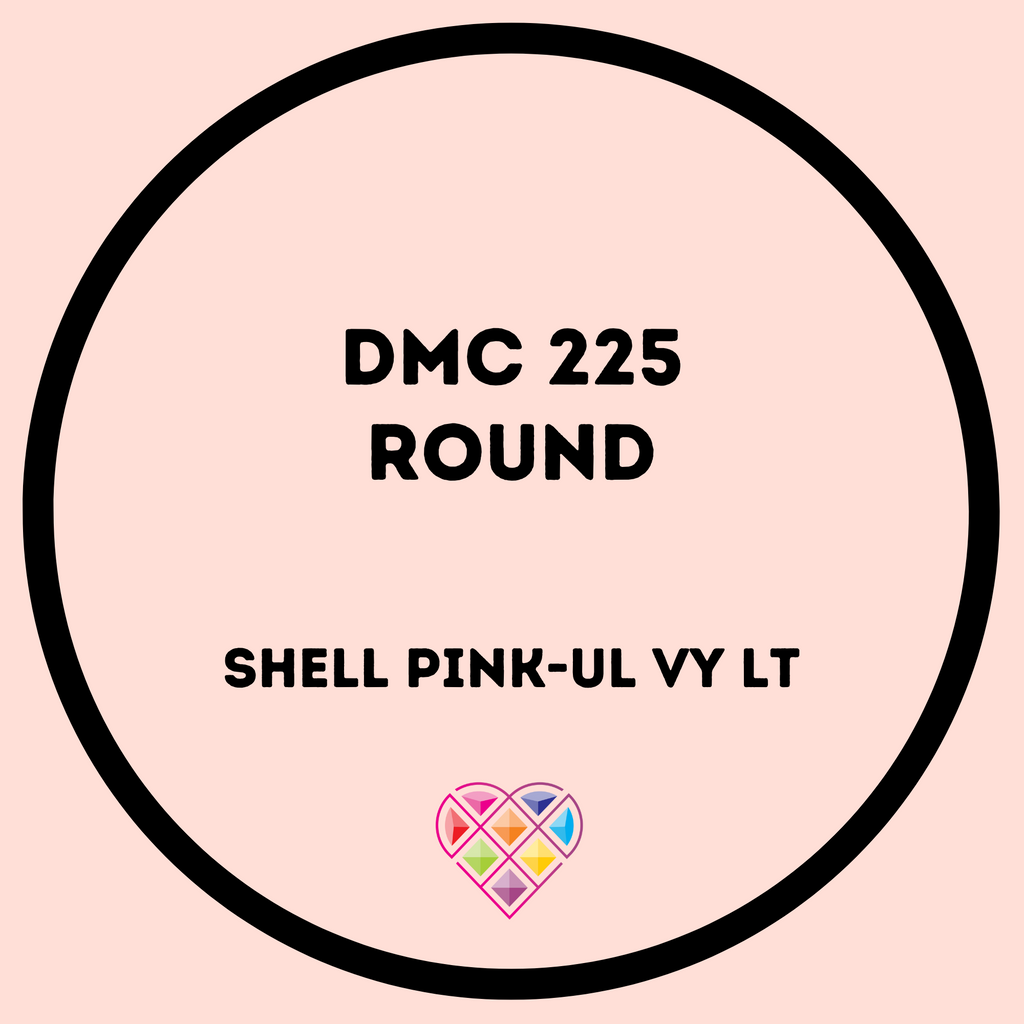 225 DMC ROUND Diamond Painting Beads-Replacement Drills-Heartful Diamonds