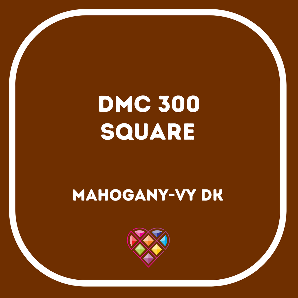 300 DMC SQUARE Diamond Painting Beads-Replacement Drills-Heartful Diamonds