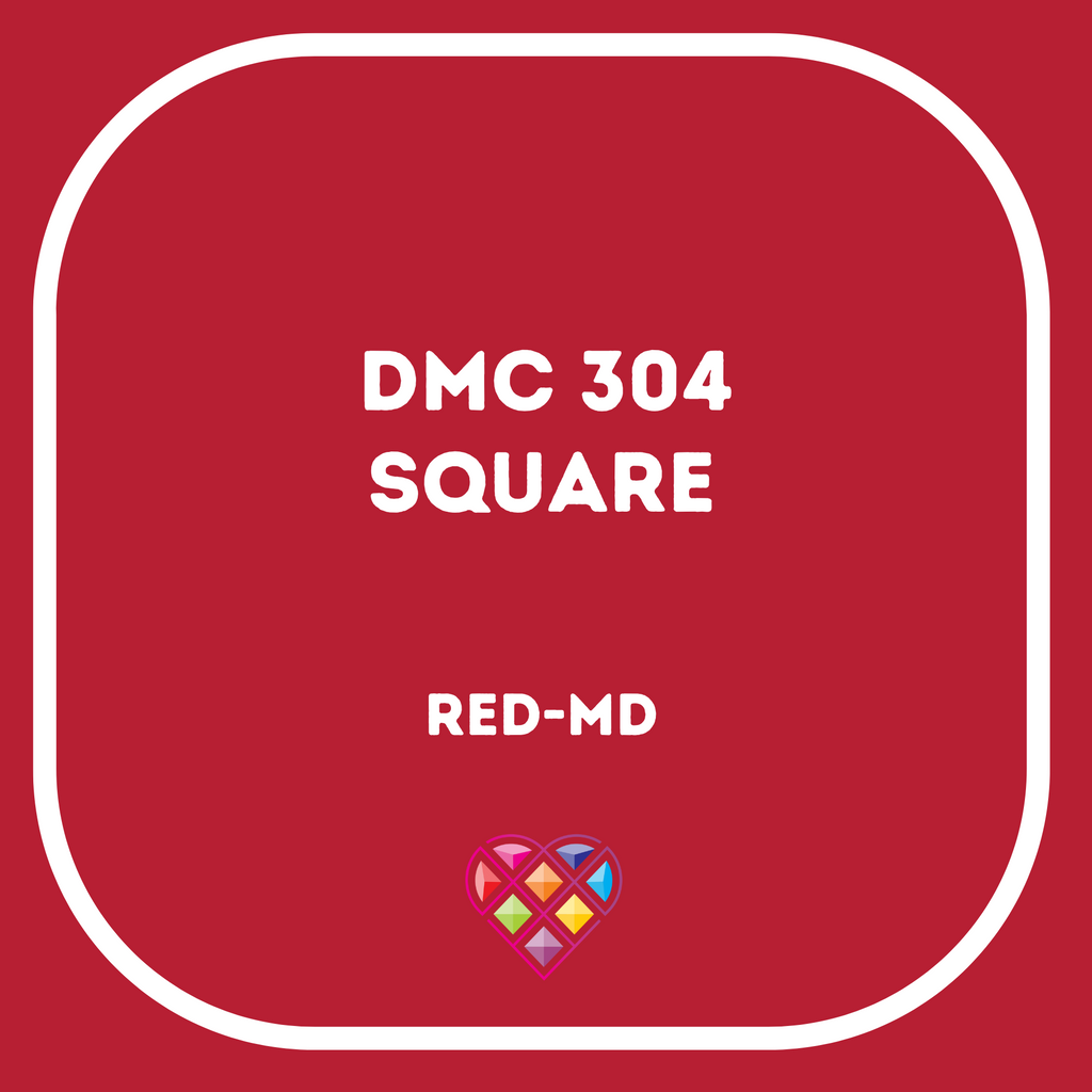 304 DMC SQUARE Diamond Painting Beads-Replacement Drills-Heartful Diamonds