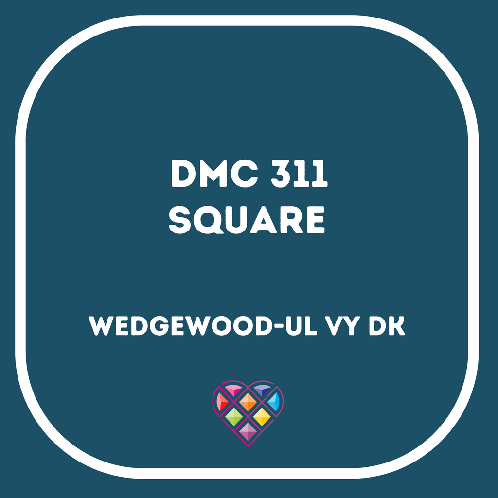 311 DMC SQUARE Diamond Painting Beads-Replacement Drills-Heartful Diamonds