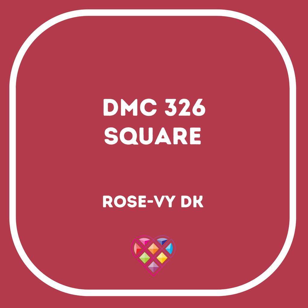 326 DMC SQUARE Diamond Painting Beads-Replacement Drills-Heartful Diamonds