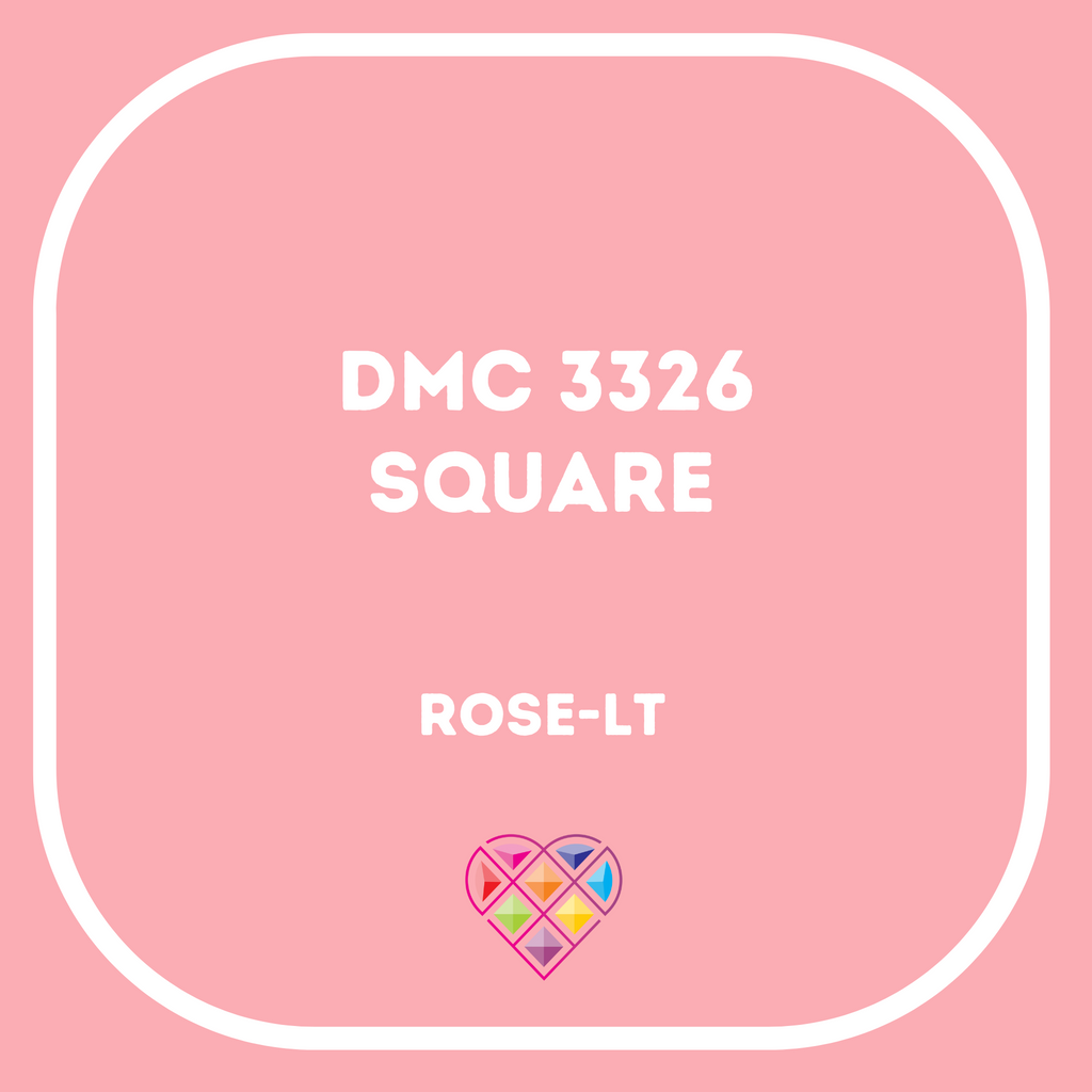 3326 DMC SQUARE Diamond Painting Beads-Replacement Drills-Heartful Diamonds