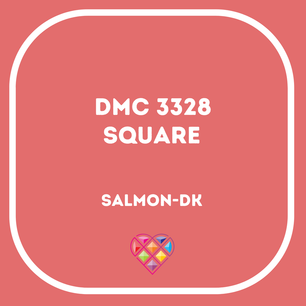 3328 DMC SQUARE Diamond Painting Beads-Replacement Drills-Heartful Diamonds