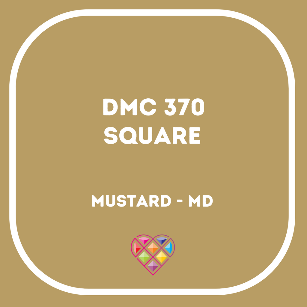 370 DMC SQUARE Diamond Painting Beads-Replacement Drills-Heartful Diamonds