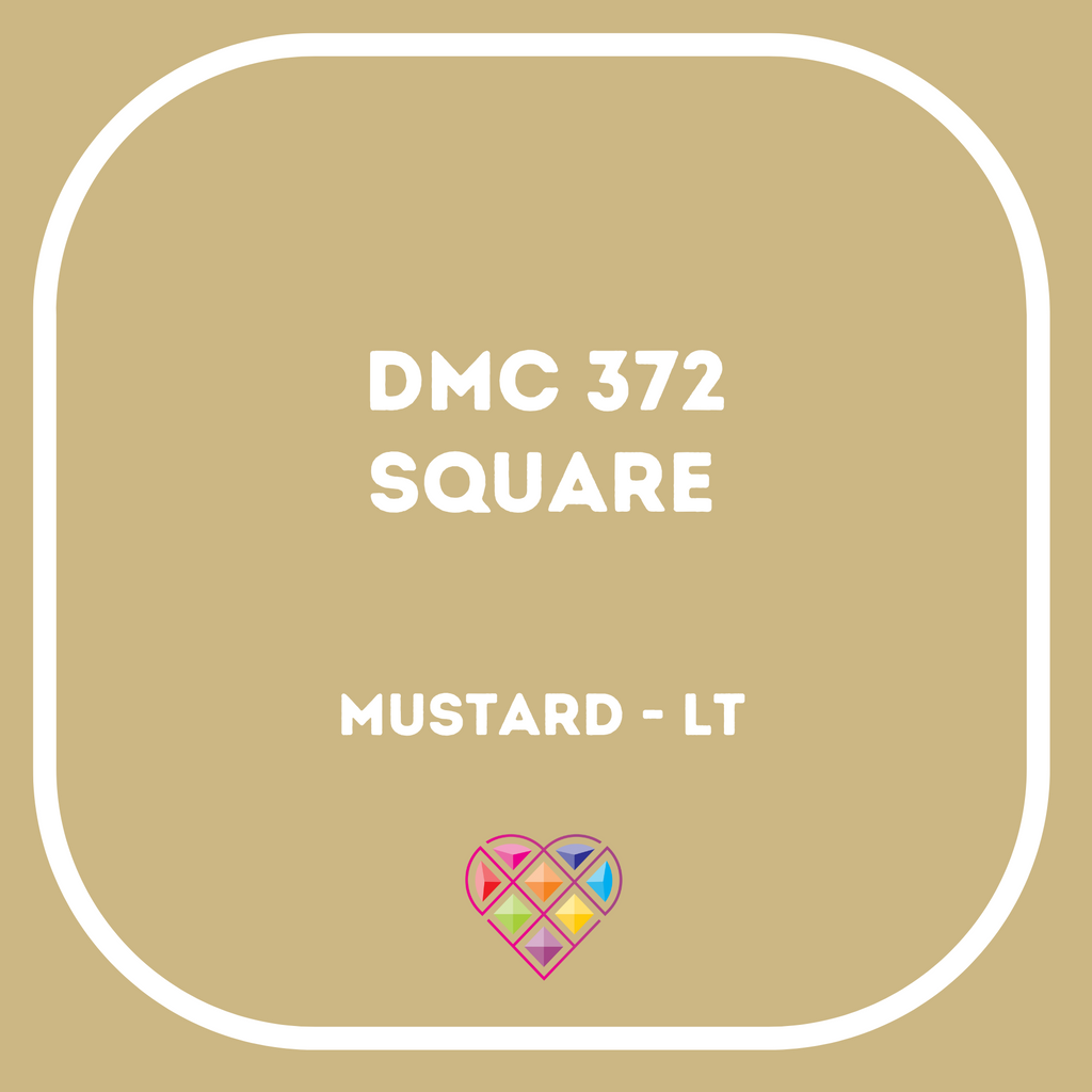 372 DMC SQUARE Diamond Painting Beads-Replacement Drills-Heartful Diamonds