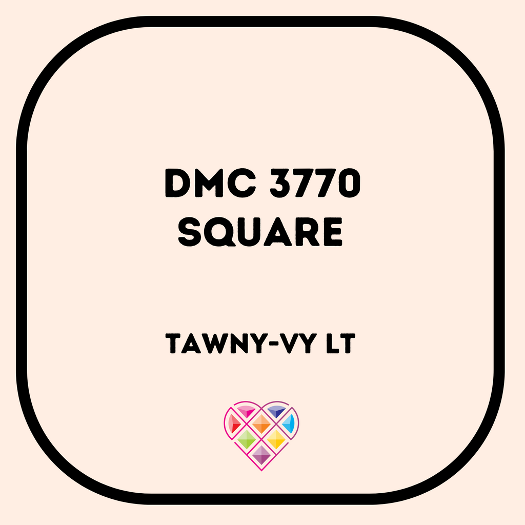 3770 DMC SQUARE Diamond Painting Beads-Replacement Drills-Heartful Diamonds