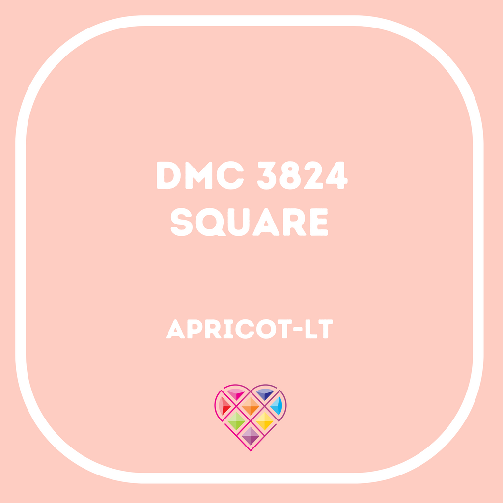 3824 DMC SQUARE Diamond Painting Beads-Replacement Drills-Heartful Diamonds