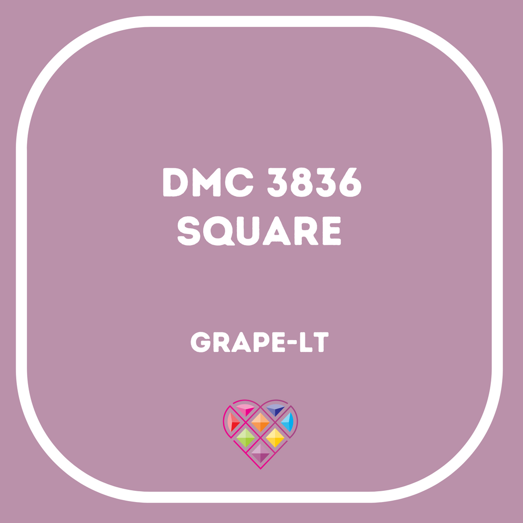 3836 DMC SQUARE Diamond Painting Beads-Replacement Drills-Heartful Diamonds