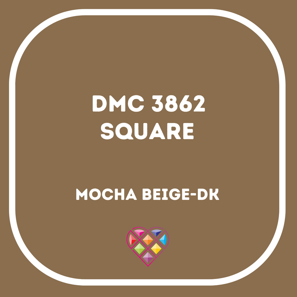 3862 DMC SQUARE Diamond Painting Beads-Replacement Drills-Heartful Diamonds