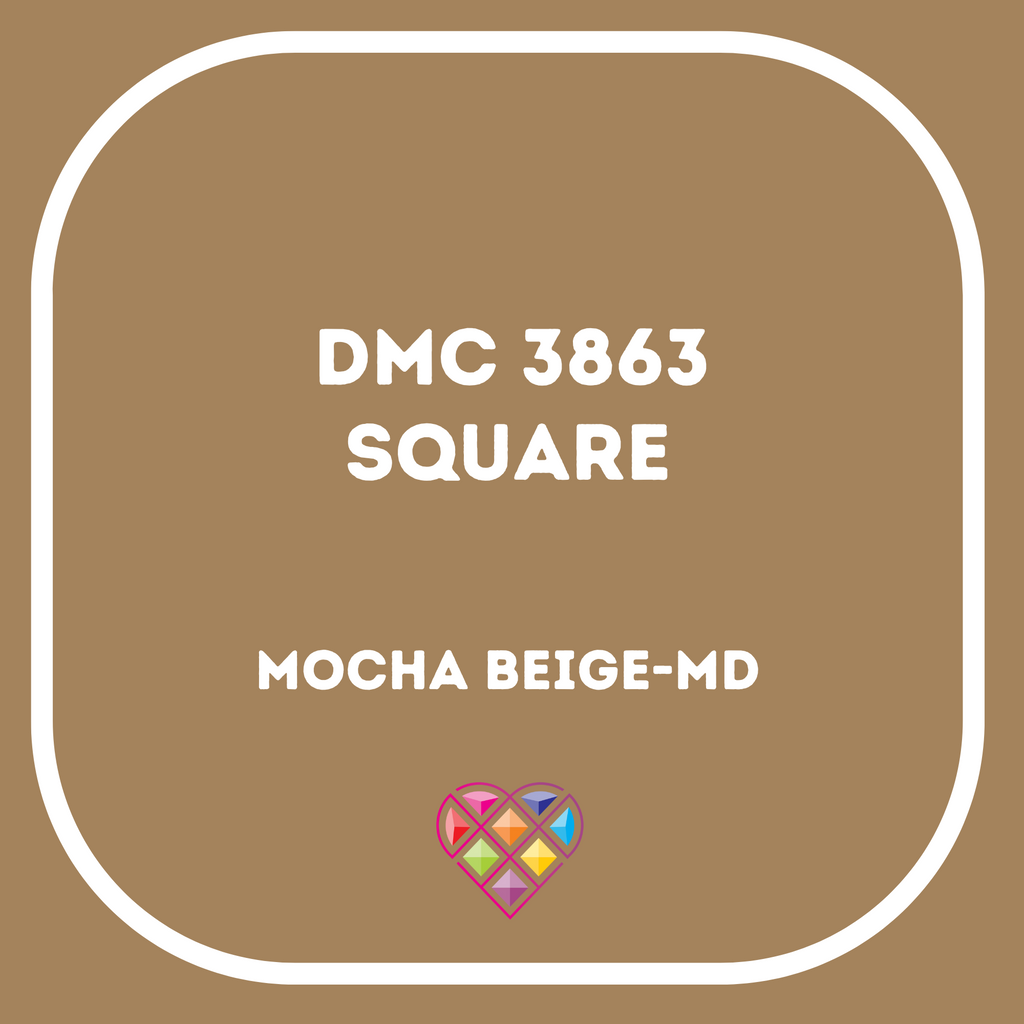 3863 DMC SQUARE Diamond Painting Beads-Replacement Drills-Heartful Diamonds