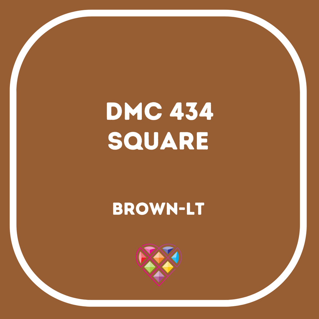 434 DMC SQUARE Diamond Painting Beads-Replacement Drills-Heartful Diamonds