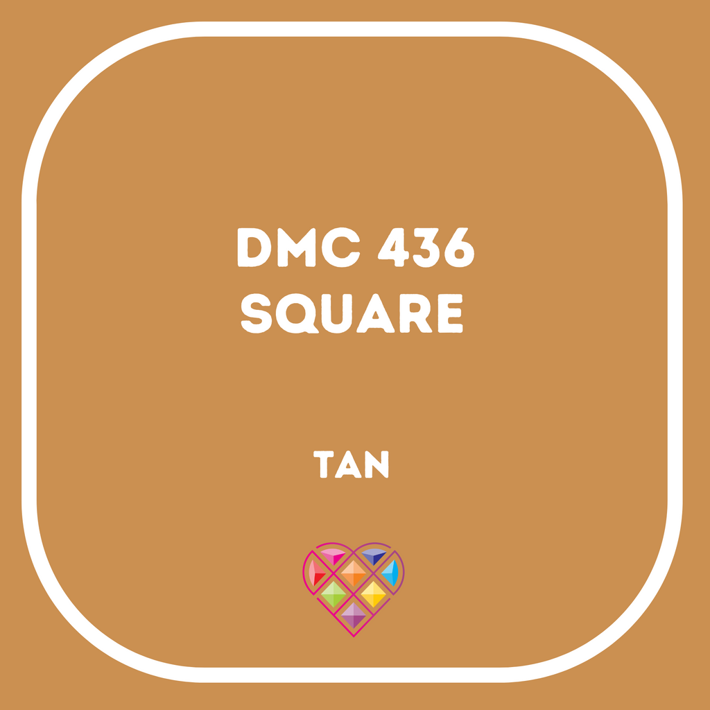 436 DMC SQUARE Diamond Painting Beads-Replacement Drills-Heartful Diamonds
