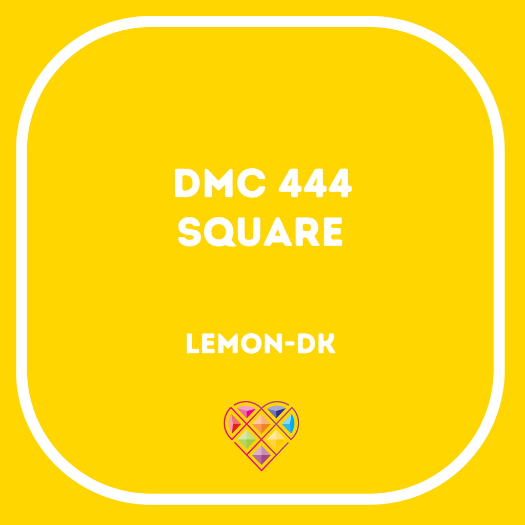 444 DMC SQUARE Diamond Painting Beads-Replacement Drills-Heartful Diamonds