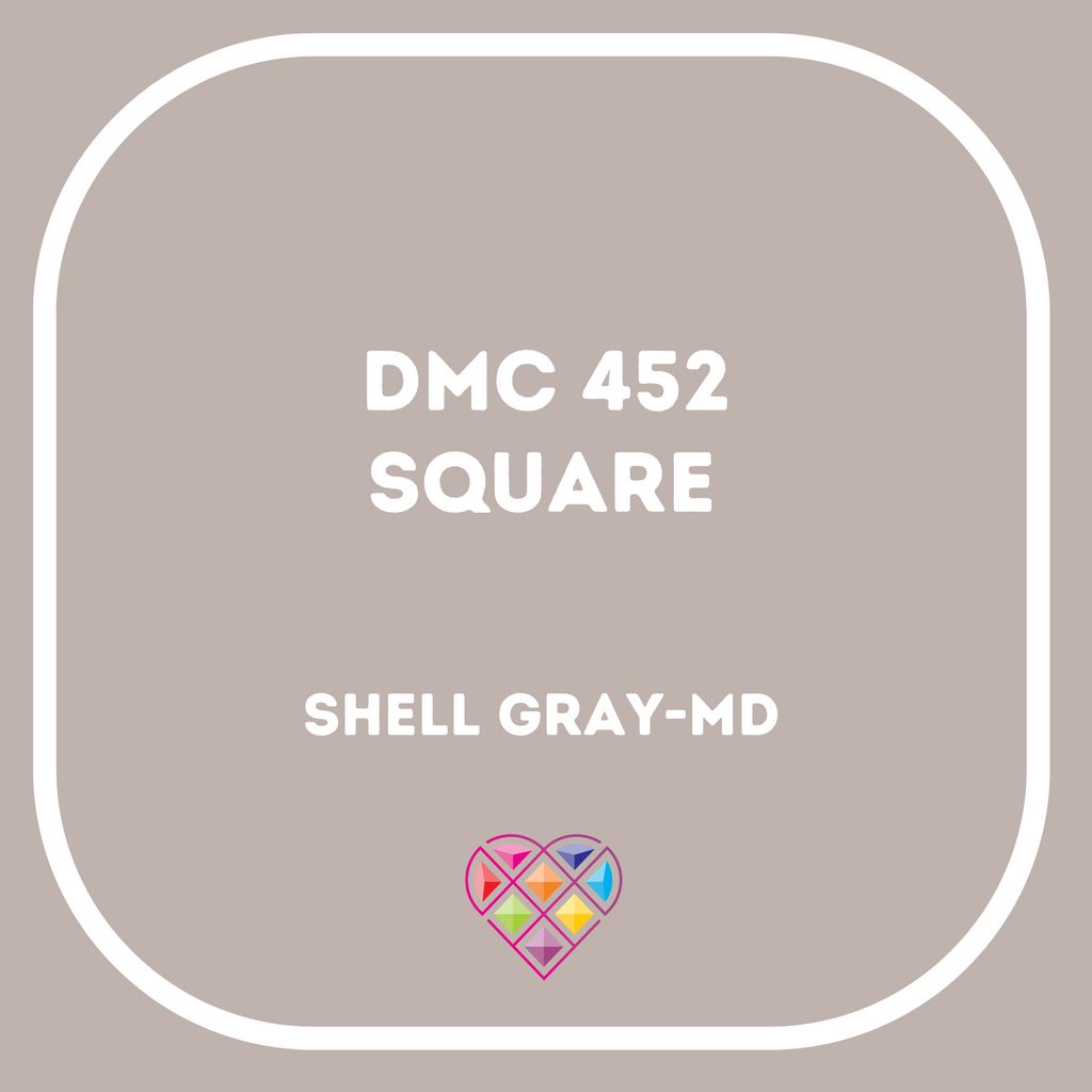 452 DMC SQUARE Diamond Painting Beads-Replacement Drills-Heartful Diamonds