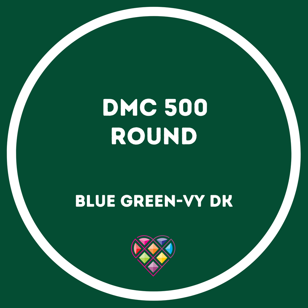 500 DMC ROUND Diamond Painting Beads-Replacement Drills-Heartful Diamonds