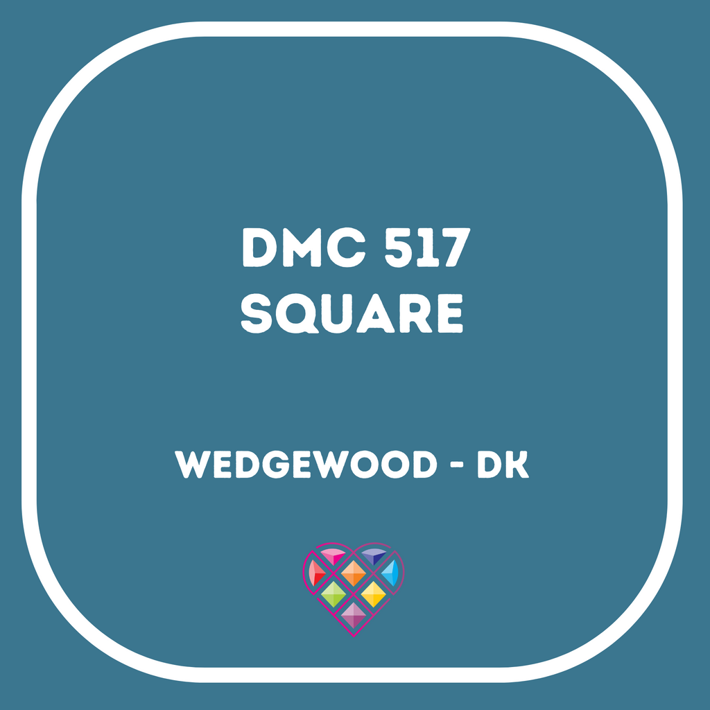 517 DMC SQUARE Diamond Painting Beads-Replacement Drills-Heartful Diamonds