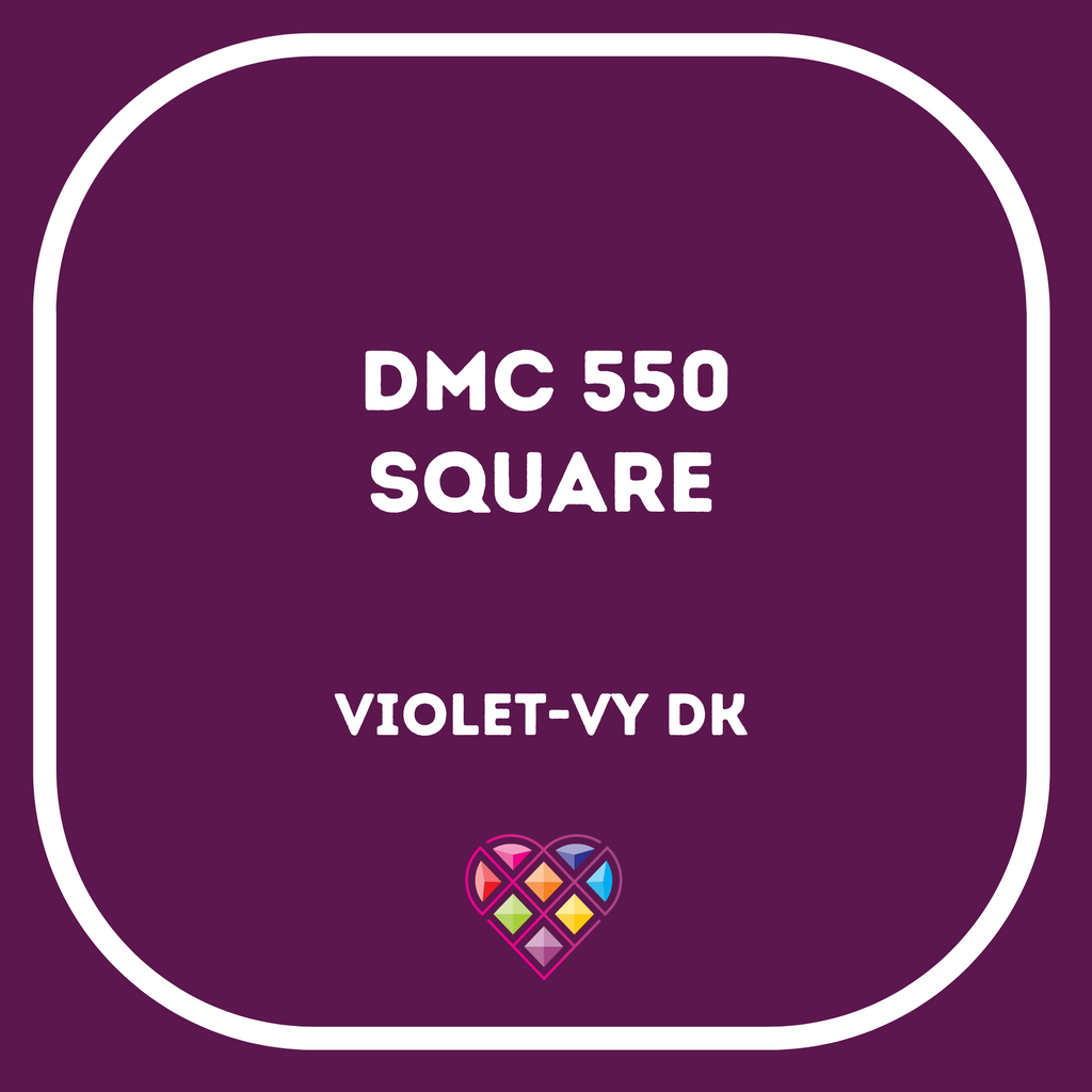 550 DMC SQUARE Diamond Painting Beads-Replacement Drills-Heartful Diamonds