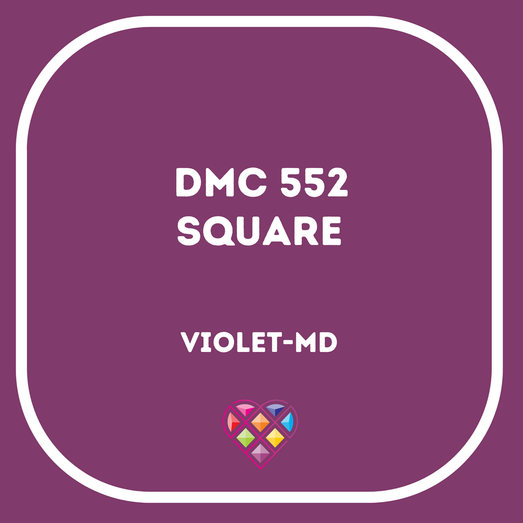 552 DMC SQUARE Diamond Painting Beads-Replacement Drills-Heartful Diamonds