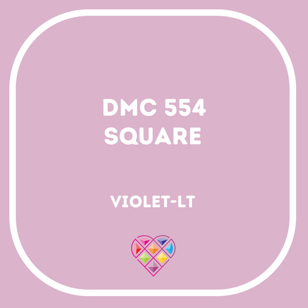 554 DMC SQUARE Diamond Painting Beads-Replacement Drills-Heartful Diamonds