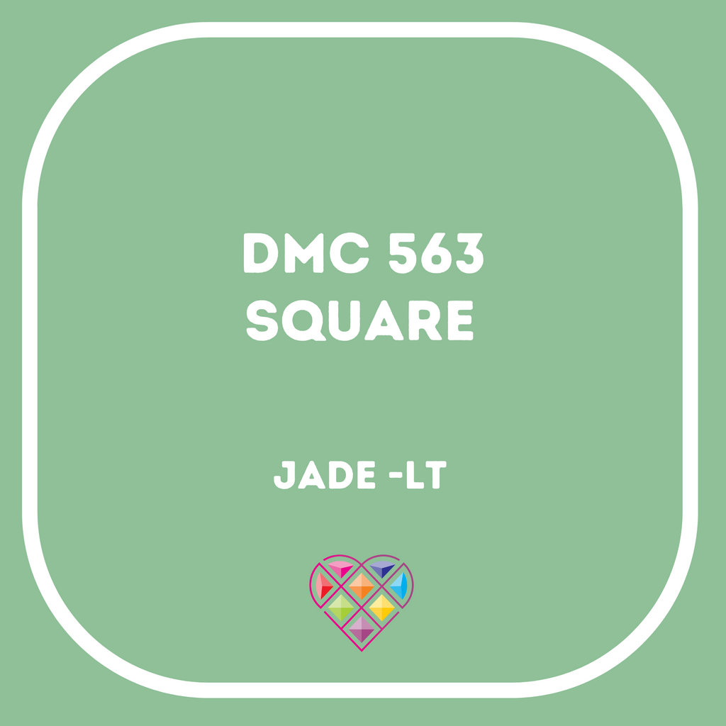 563 DMC SQUARE Diamond Painting Beads-Replacement Drills-Heartful Diamonds