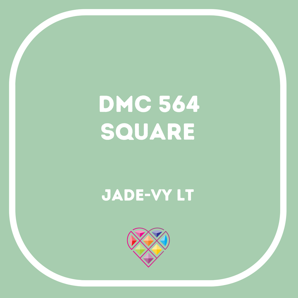 564 DMC SQUARE Diamond Painting Beads-Replacement Drills-Heartful Diamonds