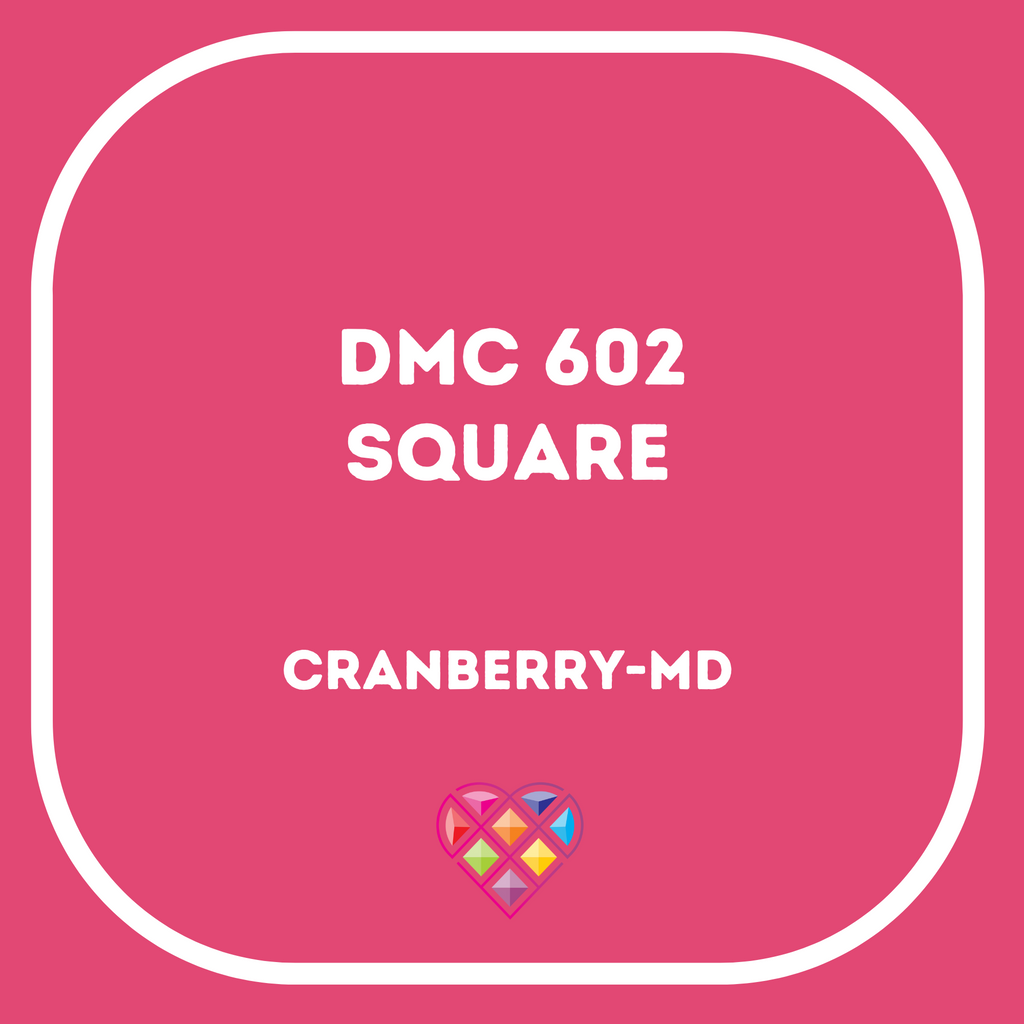 602 DMC SQUARE Diamond Painting Beads-Replacement Drills-Heartful Diamonds