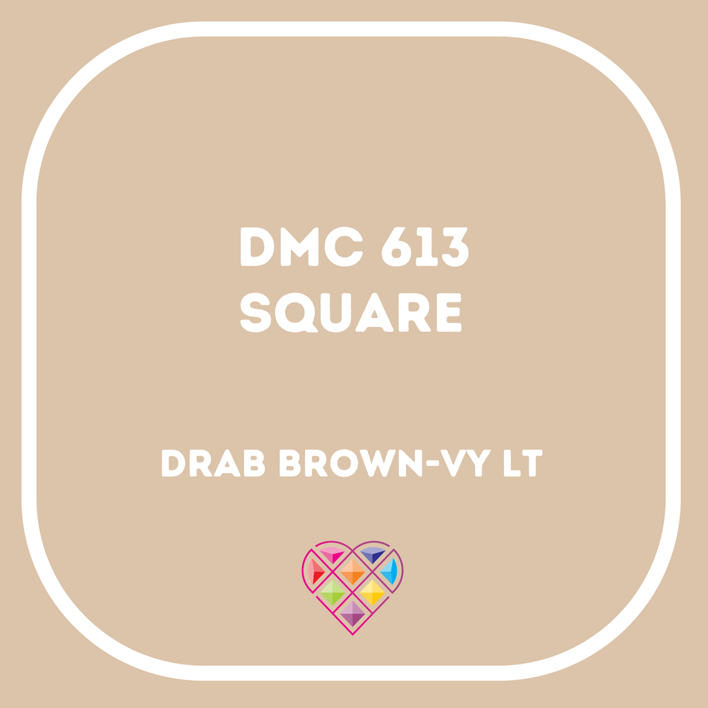 613 DMC SQUARE Diamond Painting Beads-Replacement Drills-Heartful Diamonds