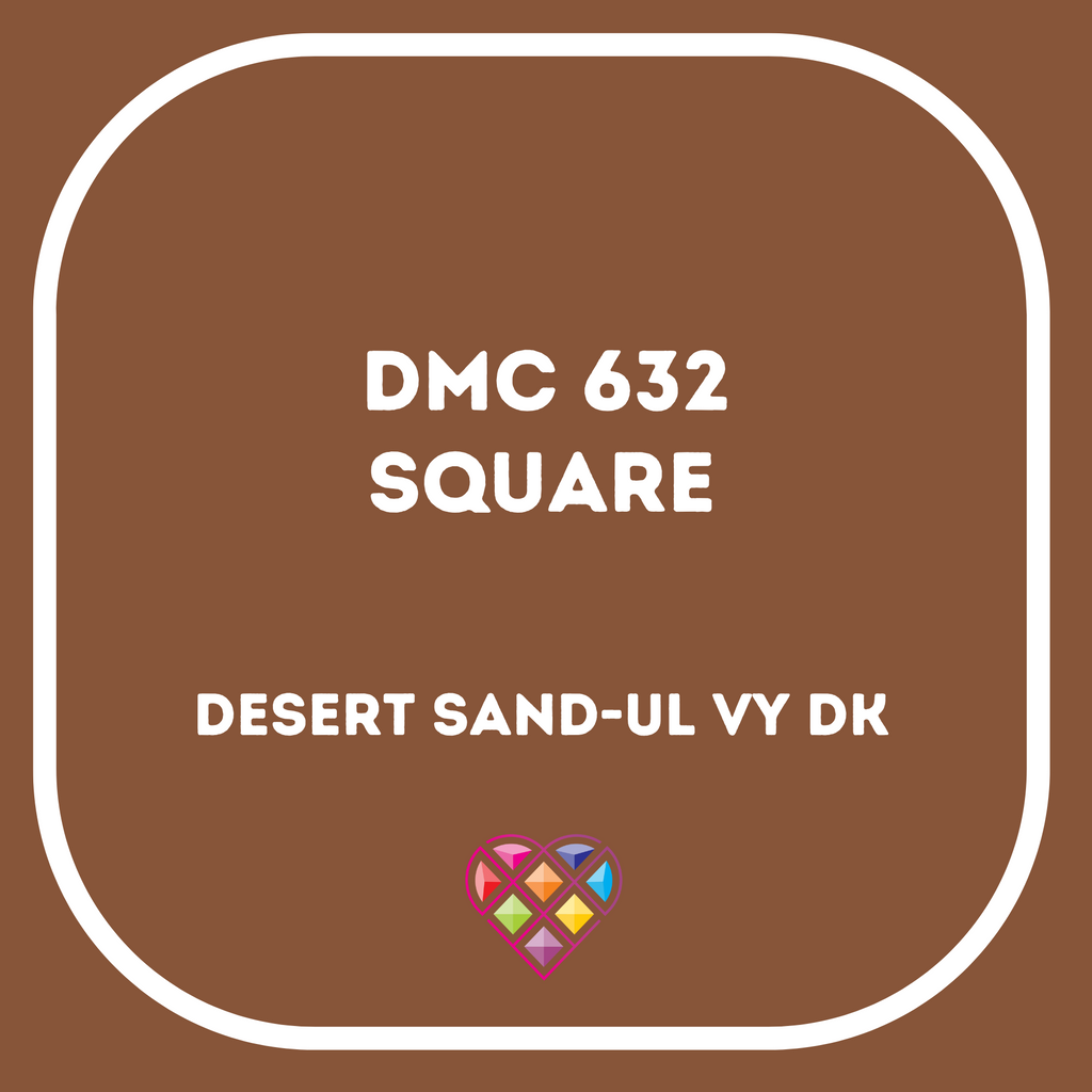 632 DMC SQUARE Diamond Painting Beads-Replacement Drills-Heartful Diamonds