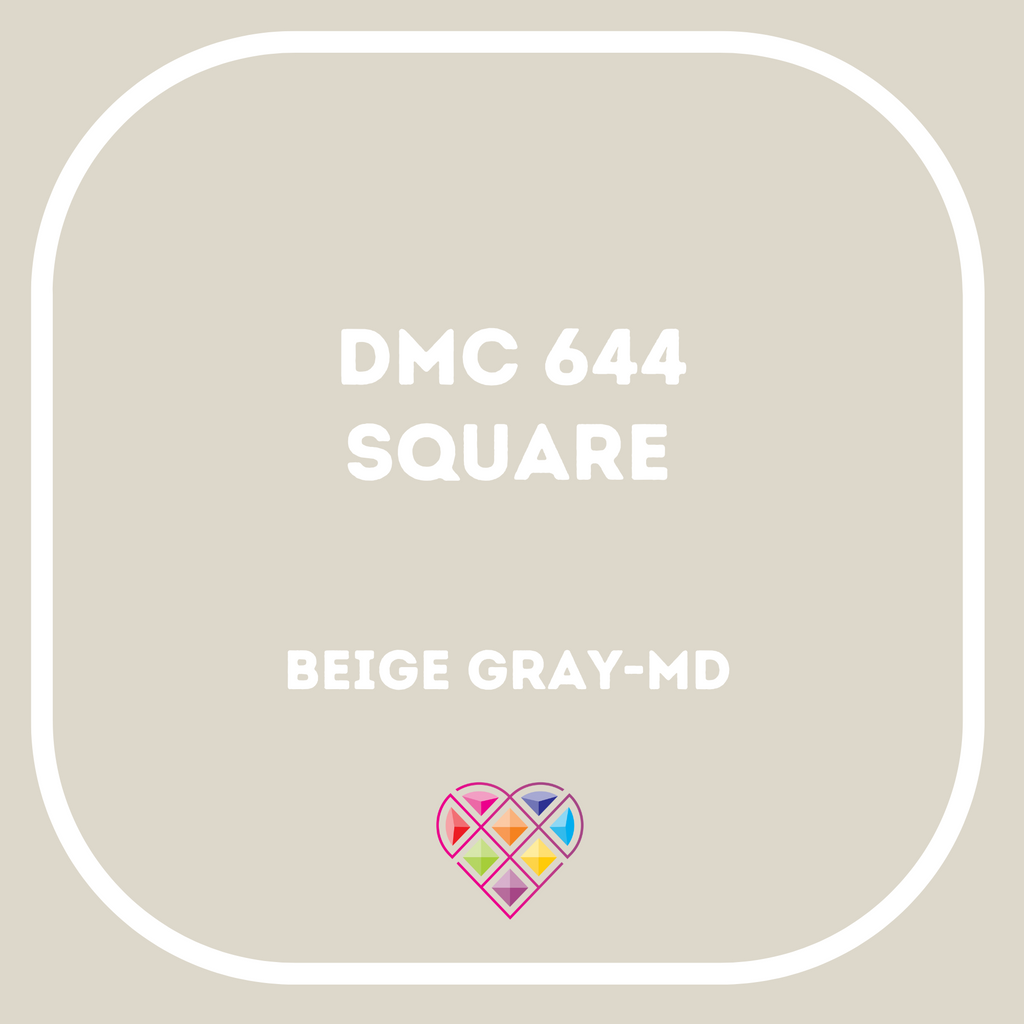644 DMC SQUARE Diamond Painting Beads-Replacement Drills-Heartful Diamonds