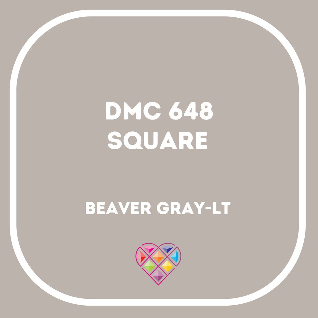 648 DMC SQUARE Diamond Painting Beads-Replacement Drills-Heartful Diamonds