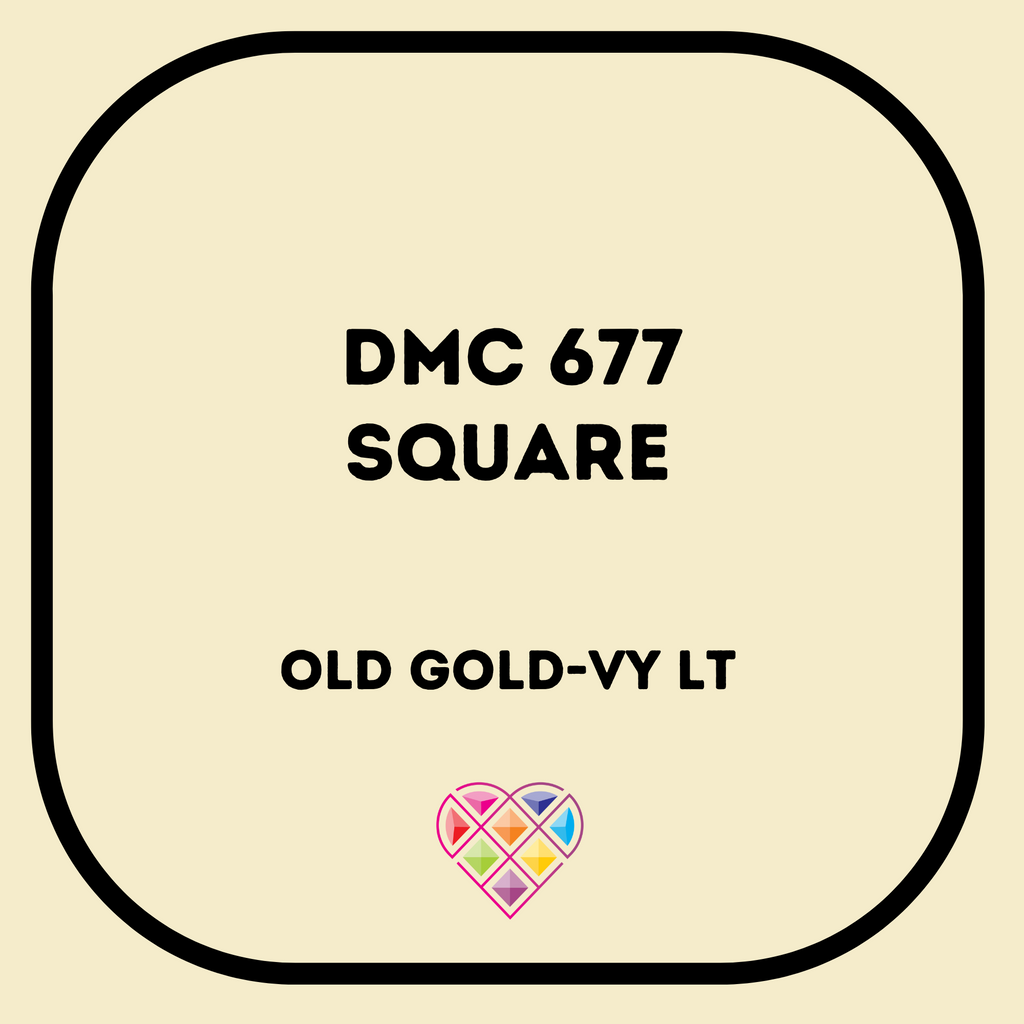 677 DMC SQUARE Diamond Painting Beads-Replacement Drills-Heartful Diamonds