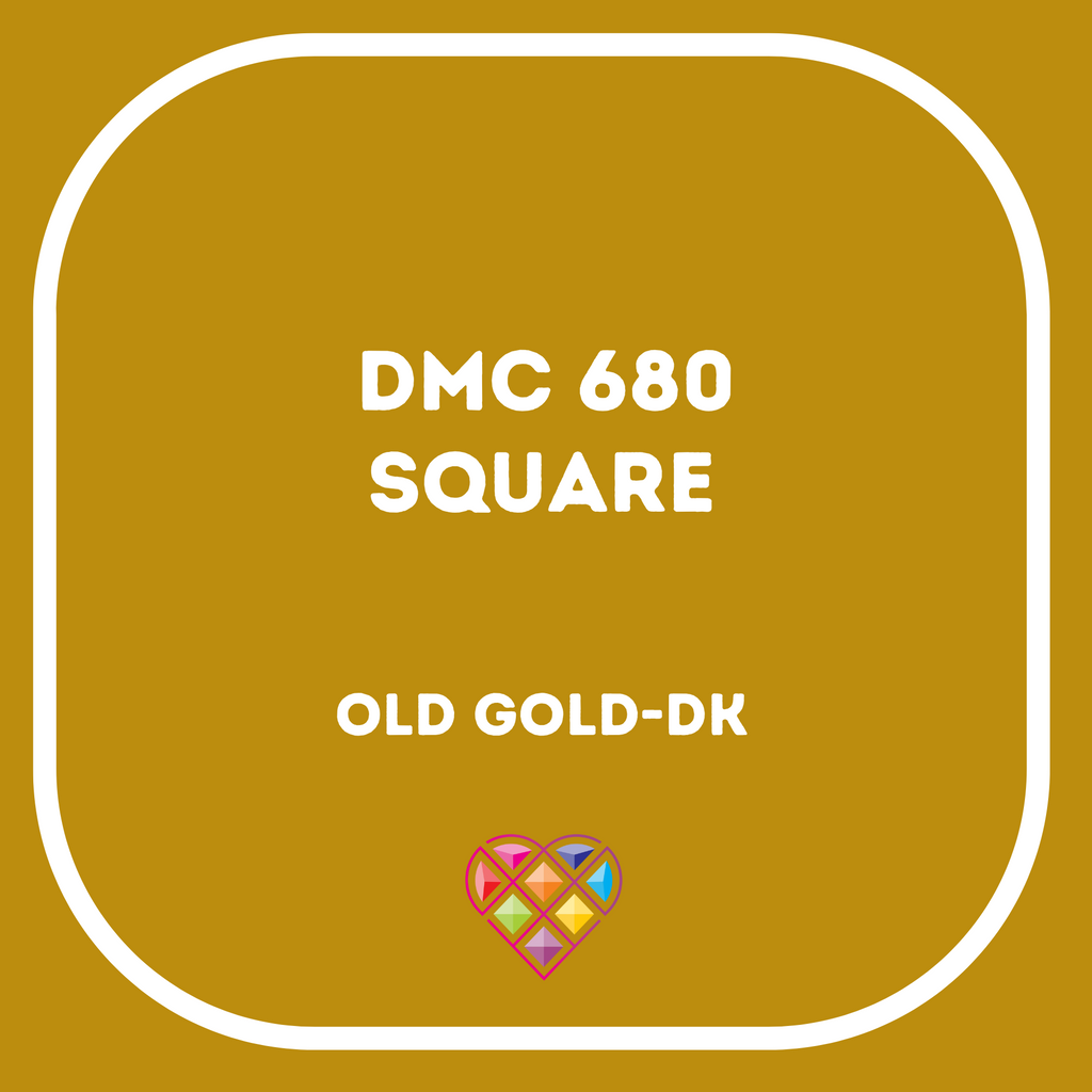 680 DMC SQUARE Diamond Painting Beads-Replacement Drills-Heartful Diamonds