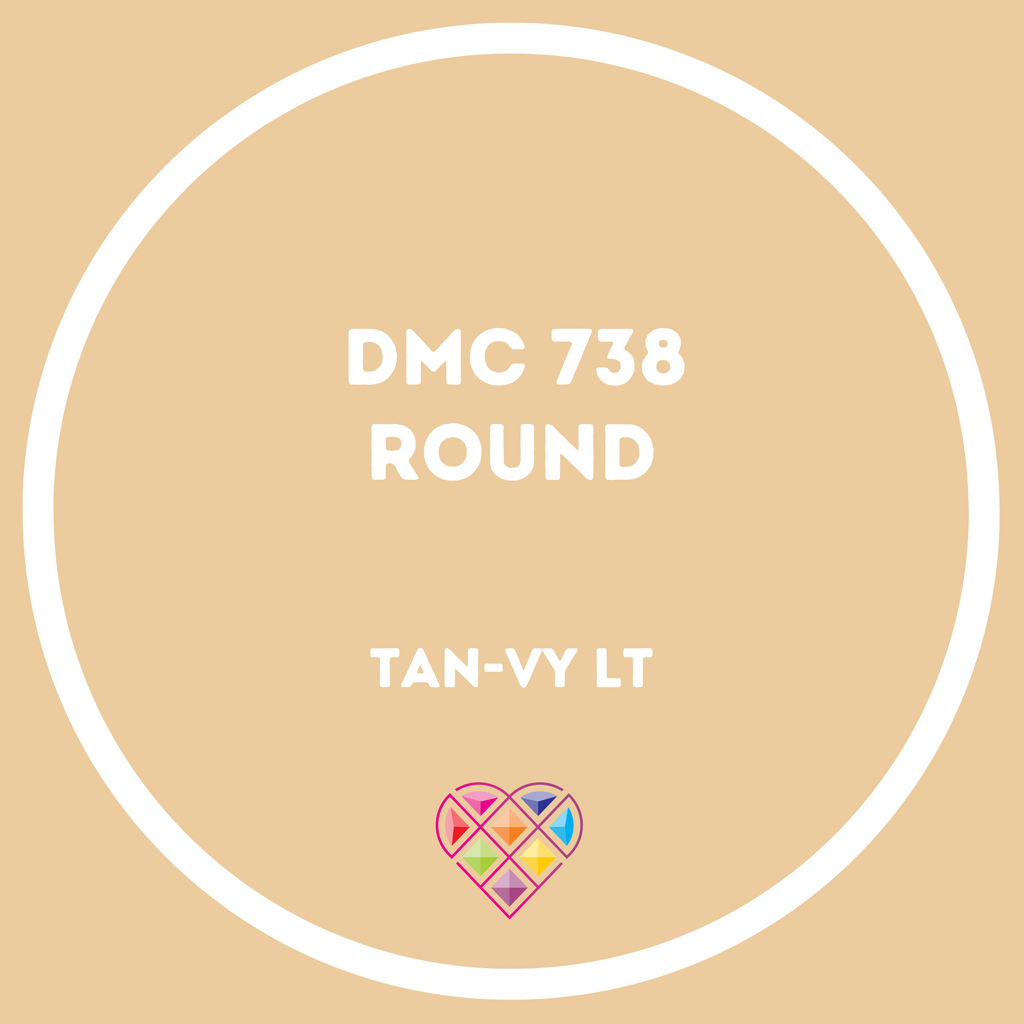 738 DMC ROUND Diamond Painting Beads-Replacement Drills-Heartful Diamonds