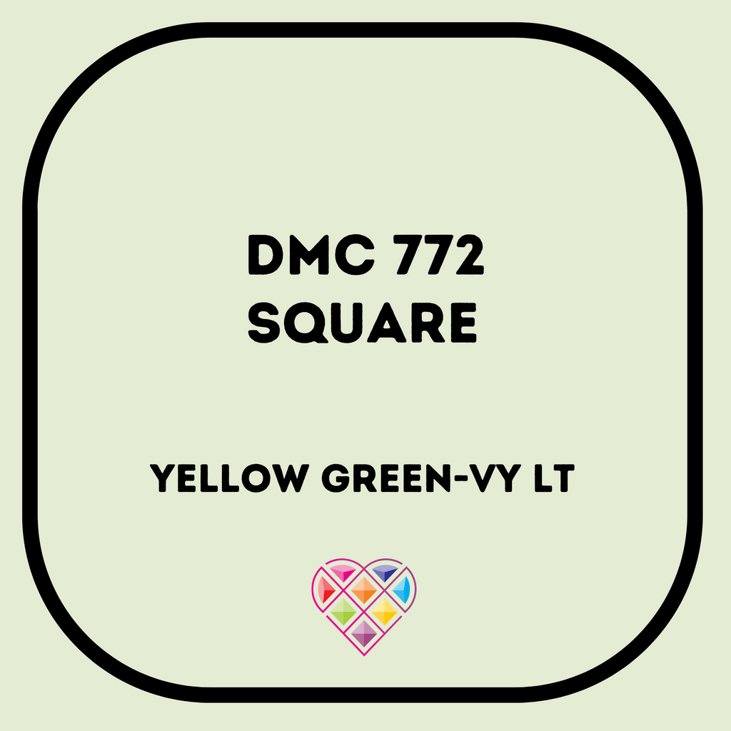 772 DMC SQUARE Diamond Painting Beads-Replacement Drills-Heartful Diamonds