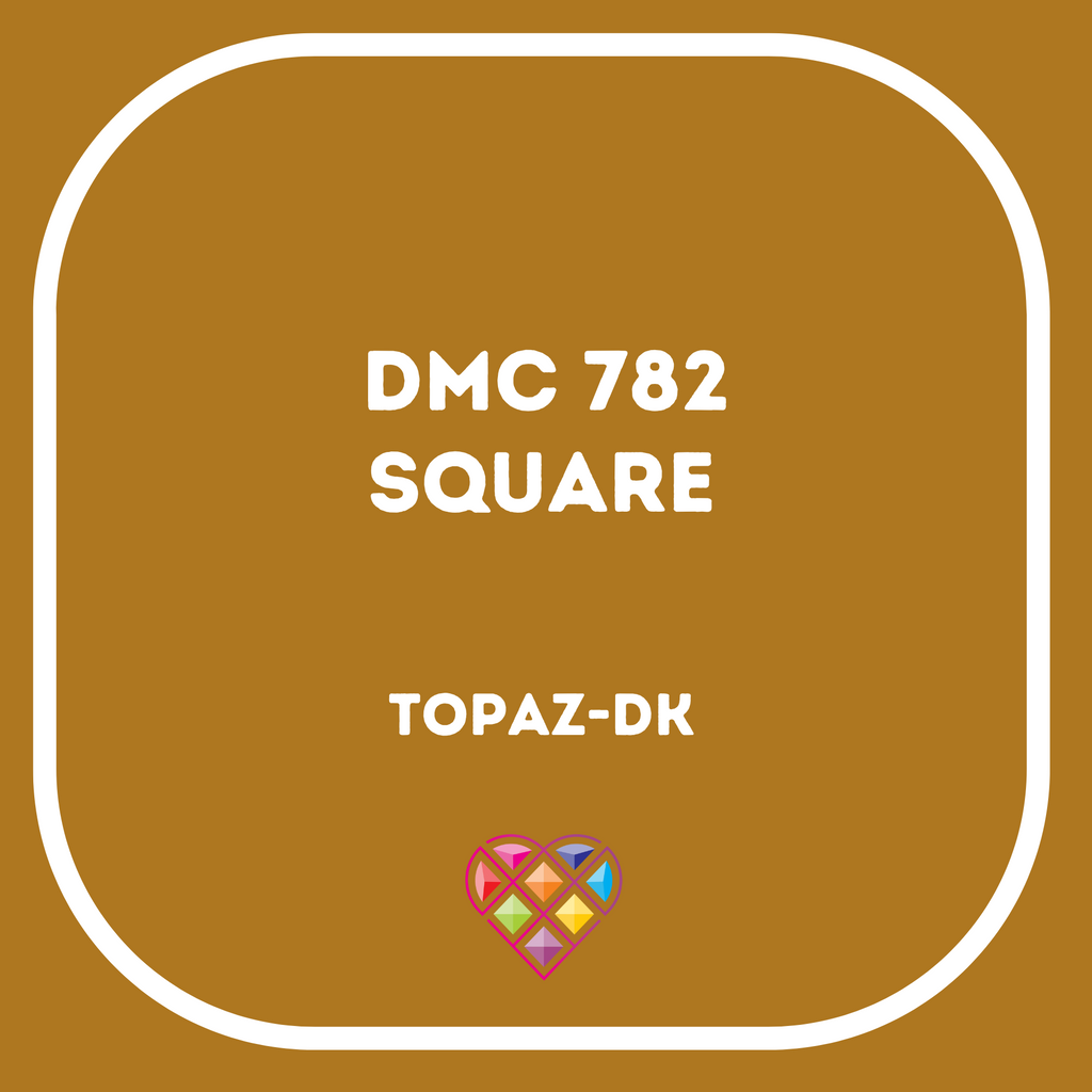 782 DMC SQUARE Diamond Painting Beads-Replacement Drills-Heartful Diamonds